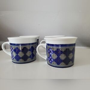 Vintage "Tangier" Royal Doulton Mugs
